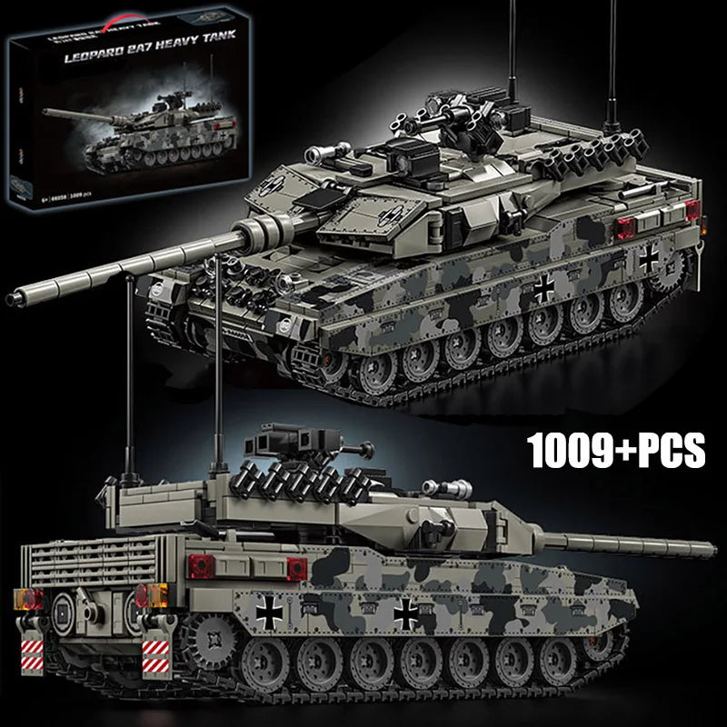 BRICK LEOPARD MAIN BATTLE TANK