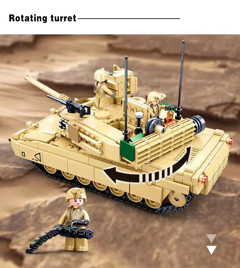 BRICK ARMORED M1A2 ABRAMS