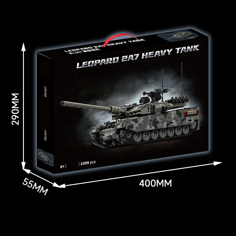 BRICK LEOPARD MAIN BATTLE TANK