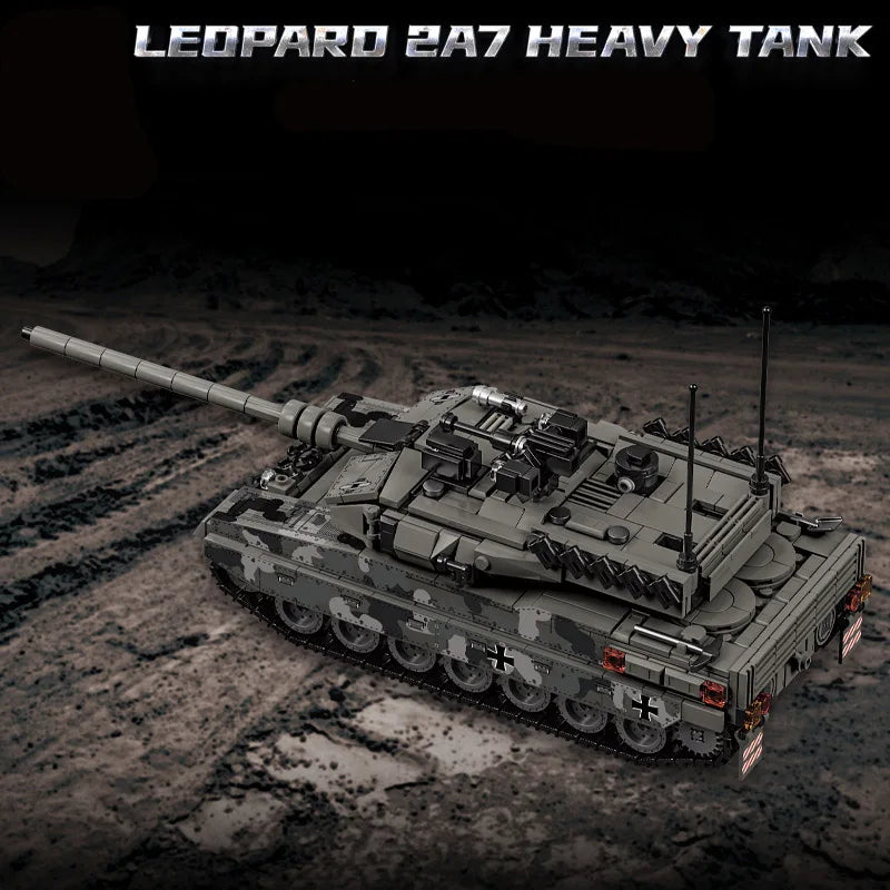 BRICK LEOPARD MAIN BATTLE TANK