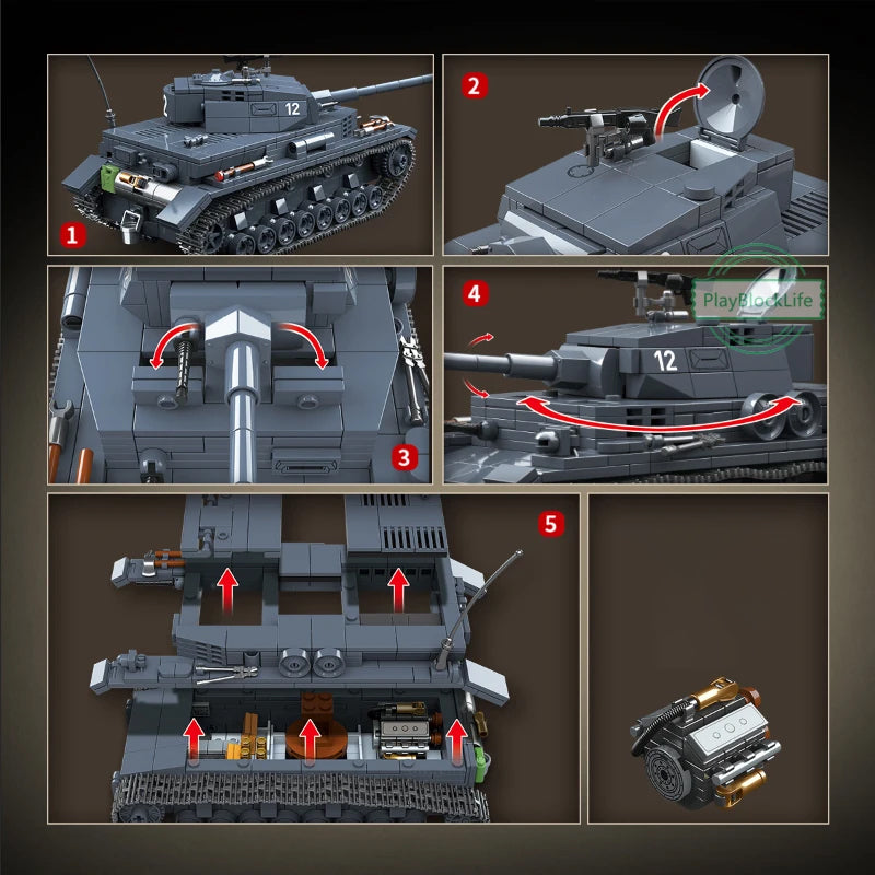 BRICK PANZER IV