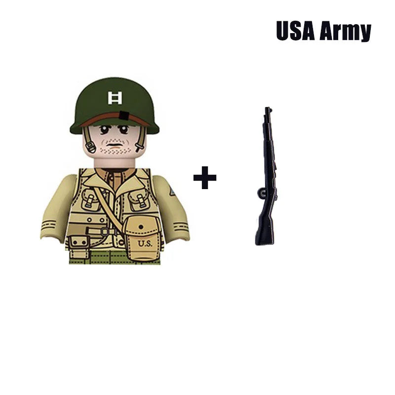 BRICK US ARMY RANGERS (4 Pack)