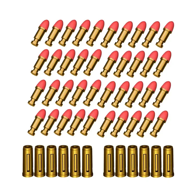 Bullet Accessory For ZP5 357 Revolver Launcher EVA Soft Dart Bullet and Shell For Airsoft Toy Gun
