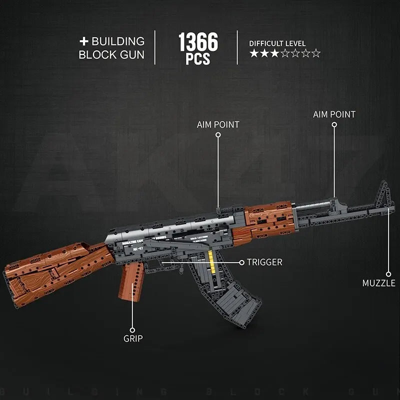 BRICK ARSENAL TOY AK47™