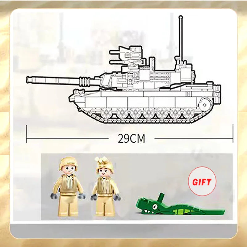 BRICK ARMORED M1A2 ABRAMS