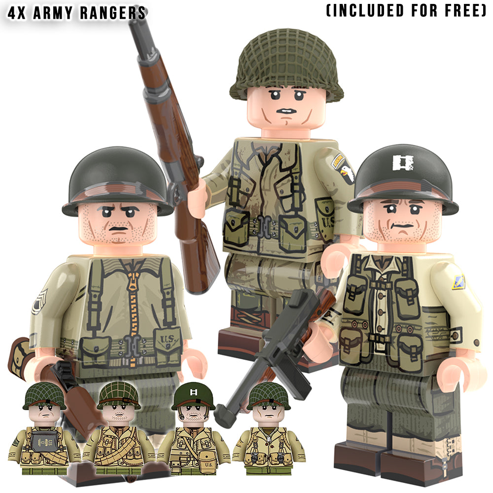 BRICK US ARMY RANGERS (4 Pack)