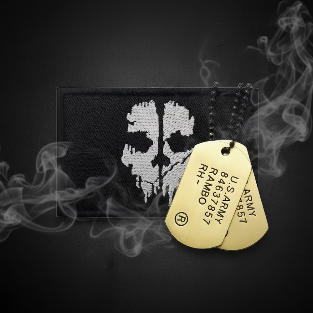 Ghost Patch & Dog Tag