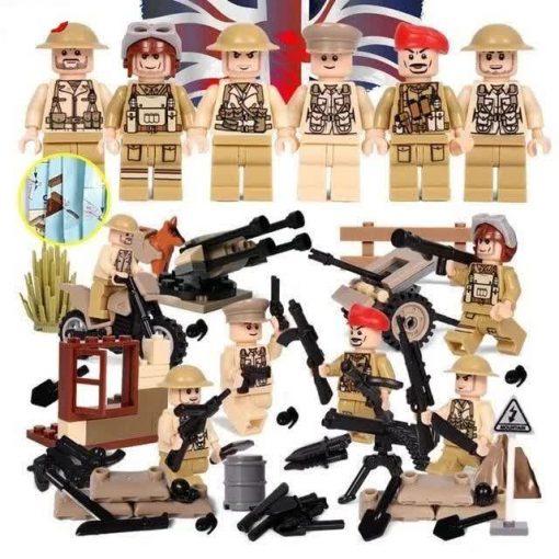 BRICK BRITISH INFANTRY (8 Pack)