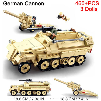 WW2 Military Humvee Jeep H1 Army Friends Car Mould King Building Bricks Classic Moc Blocks Action Figures Toys Boys Gift