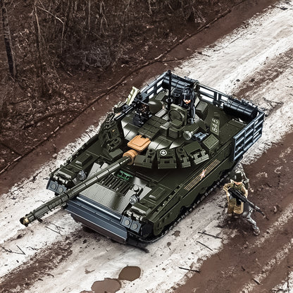BRICK T-80B MAIN BATTLE TANK
