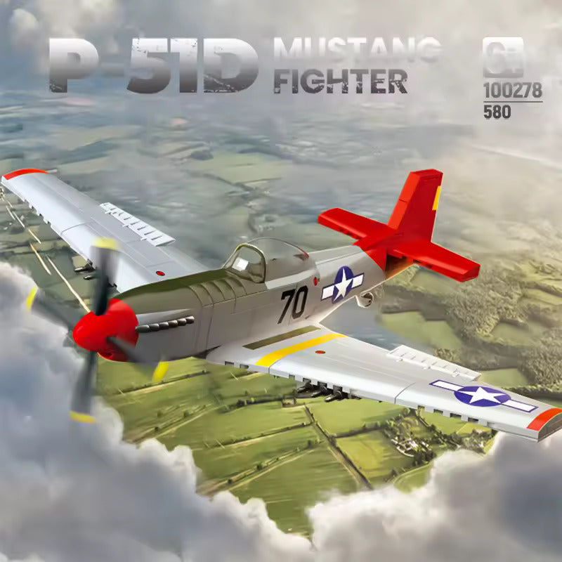 BRICK P-51 MUSTANG SPITFIRE
